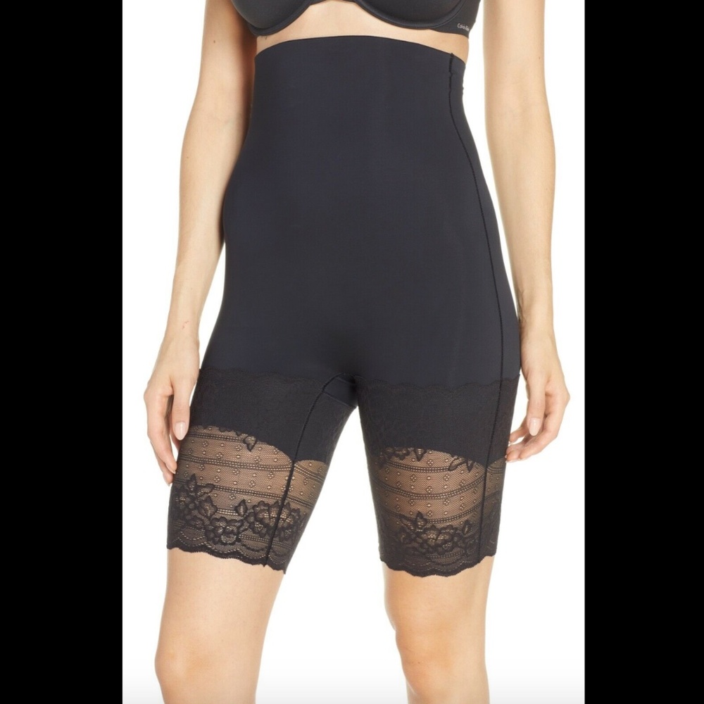 NWT $78 Natori Plush High Waist Shaping Shorts
